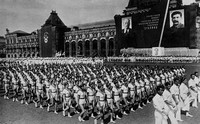 Парад физкультурников на Красной площади, 1939 г. 